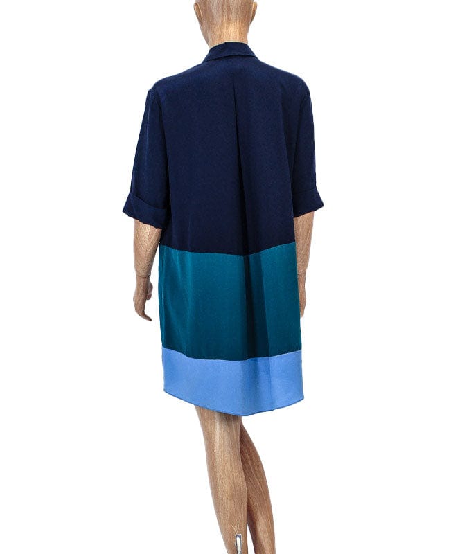 Ali Ra Clothing Small | US 4 Silk Color Block Dress