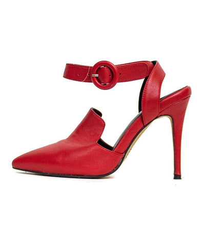 Alias Mae Shoes Small | US 7 I AU 37 Red Pointed-Toe Heels