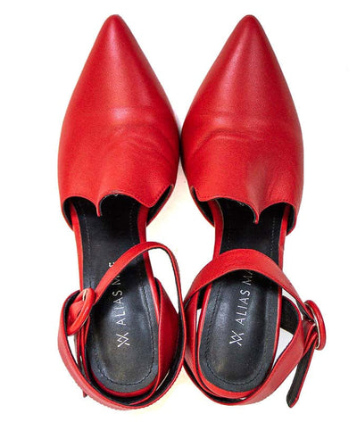 Alias Mae Shoes Small | US 7 I AU 37 Red Pointed-Toe Heels