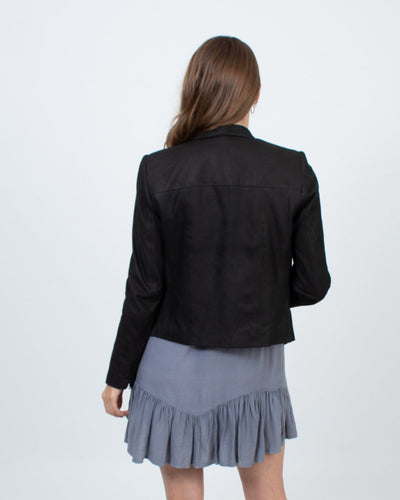 Alice + Olivia Clothing Medium "Harvey" Draped Open Jacket