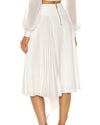 Alice + Olivia Clothing Medium | US 10 "Zabana" Pleated Skirt Set