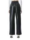 Alice + Olivia Clothing Small Benny Baggy Faux Leather Pants