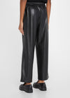Alice + Olivia Clothing Small Benny Baggy Faux Leather Pants