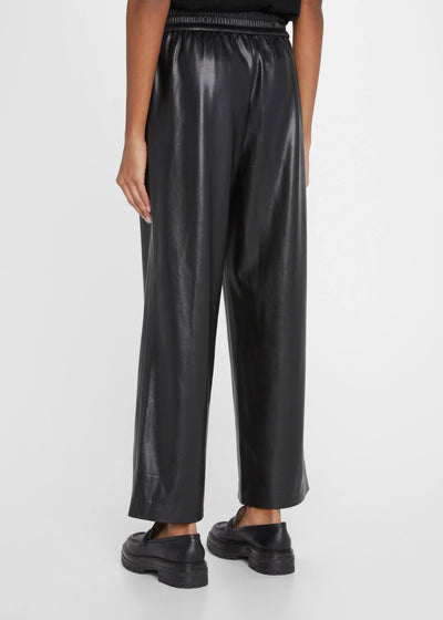 Alice + Olivia Clothing Small Benny Baggy Faux Leather Pants