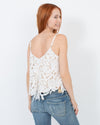 Alice + Olivia Clothing Small Sleeveless Lace Blouse