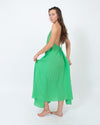 Alice + Olivia Clothing Small | US 4 Pleated Silk Maxi Dress