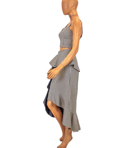 Alice + Olivia Clothing Small | US 4 Striped Skirt Set