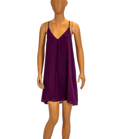 Alice + Olivia Clothing XS Purple Slip Dress