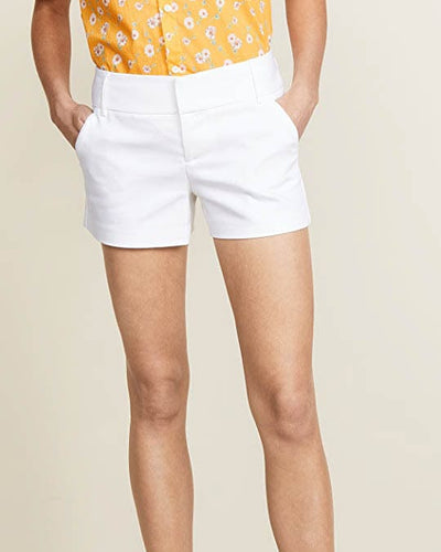 Alice + Olivia Clothing XS | US 2 "Cady" White Shorts