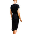 All Saints Clothing Small Sheer Button Down Dress with Waist Tie