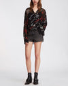 ALLSAINTS Clothing Small "Kyra Graff" Embroidered Top