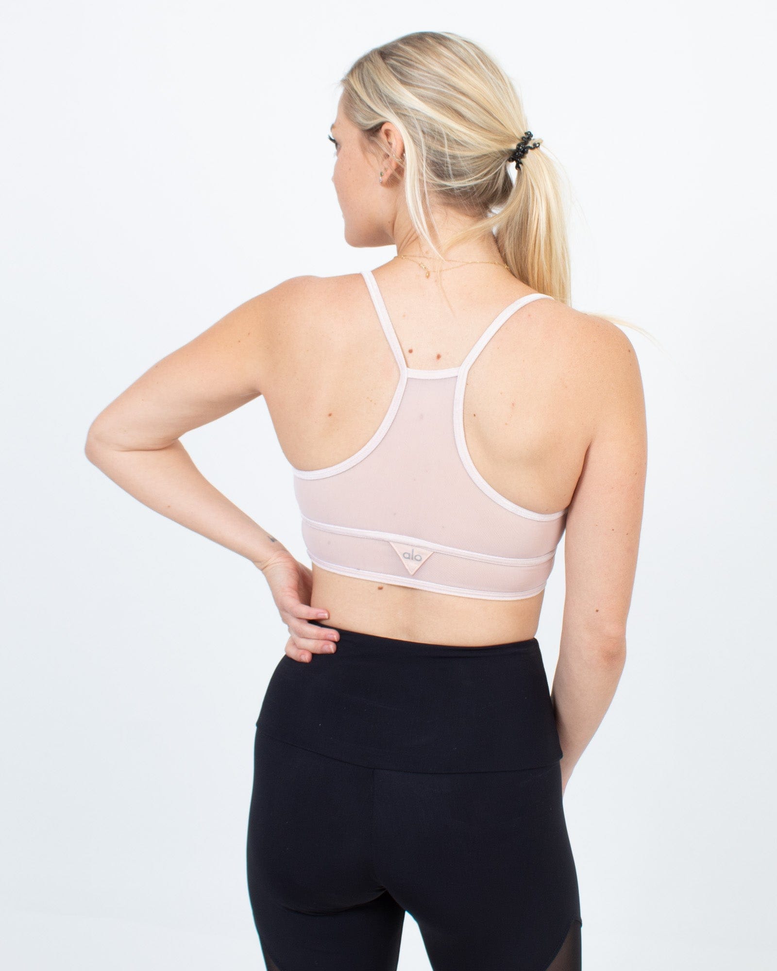 Pink Velvet Sports Bra - The Revury