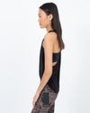 ALO Yoga Clothing XS Black Semi-Sheer Tank