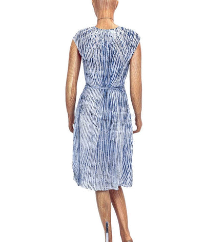 Amanda Bond Clothing Small Silk Midi Dress with Waist Tie