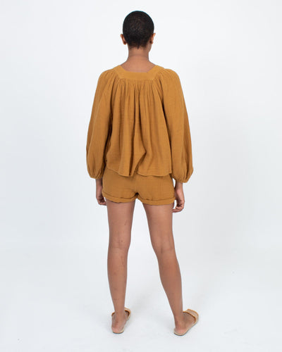 ANAAK Clothing Small "Carrie Mae Poet" Blouse & Short Set