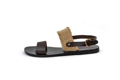 Ancient Greek Sandals Shoes Large | US 9 | IT 39 Ankle Clasp Sandal