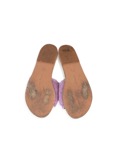 Ancient Greek Sandals Shoes Large | US 9 Terrycloth Sandals