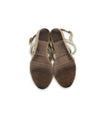 Andre Assous Shoes Large | US 9 "Rebecca" Metallic Espadrille Wedge Sandal