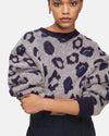 Anine Bing Clothing Medium "Raigh" Leopard Sweater