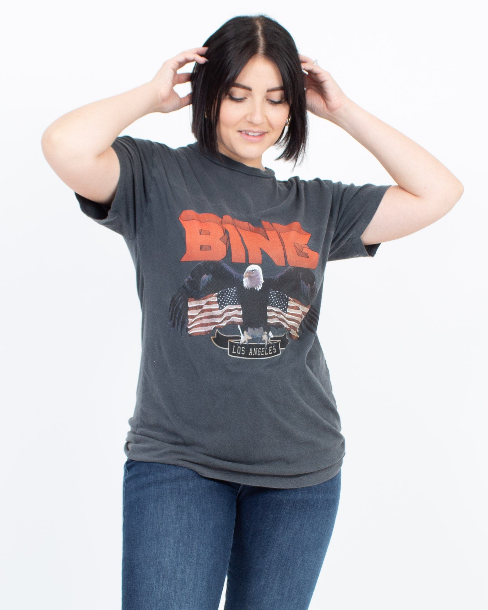 Anine Bing Clothing Small "Vintage Bing Tee"