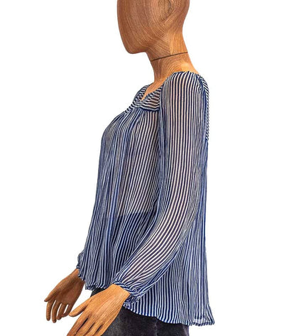 Antik Batik Clothing XS Sheer Striped Blouse