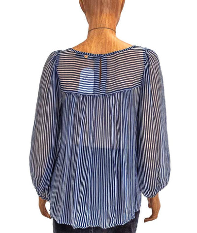 Antik Batik Clothing XS Sheer Striped Blouse