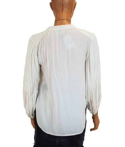 APIECE APART Clothing Small | US 2 White Long Sleeve Henley Top