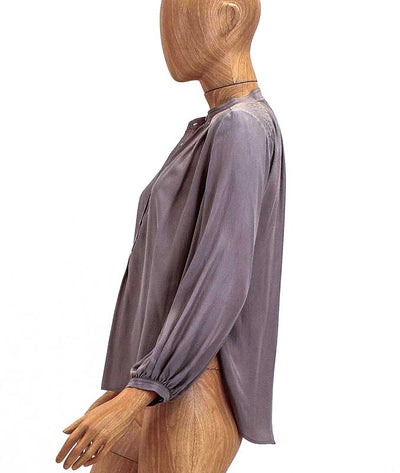 APIECE APART Clothing XS | US 0 Long Sleeve Silk Henley Top
