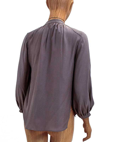 APIECE APART Clothing XS | US 0 Long Sleeve Silk Henley Top