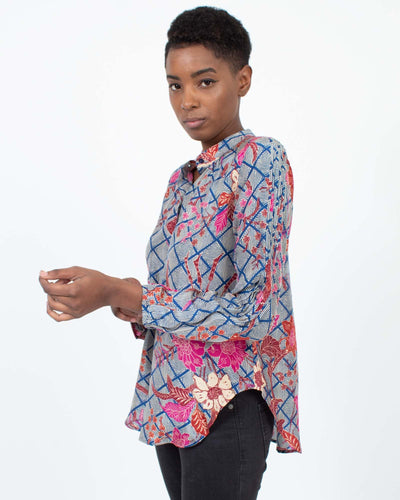 APIECE APART Clothing XS | US 2 Printed Floral Blouse