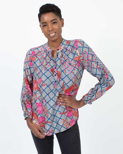 APIECE APART Clothing XS | US 2 Printed Floral Blouse