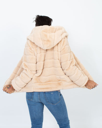 APPARIS Clothing Small "Goldie" Faux Fur Jacket