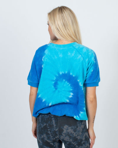 AQC Clothing XS Short Sleeve Tie Dye Sweatshirt