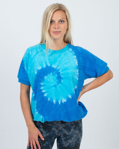 AQC Clothing XS Short Sleeve Tie Dye Sweatshirt