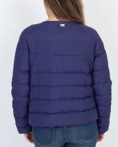 Armani Collezioni Clothing Medium | 8 Purple Puffer Jacket
