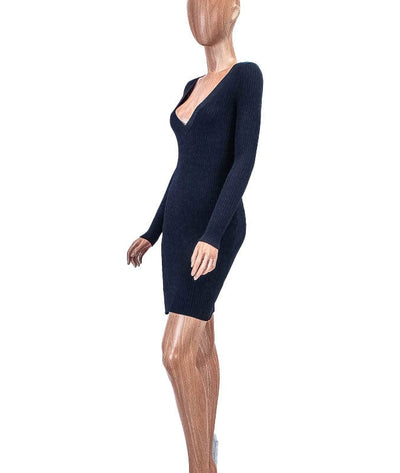 ARTICLE Clothing XS Long Sleeve Ribbed Mini Dress