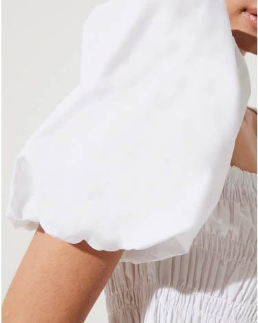 ASTR the Label Clothing XS "Bubble Sleeve Smocked" Blouse