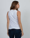 Athleta Clothing XS White High Neck Crew Tank