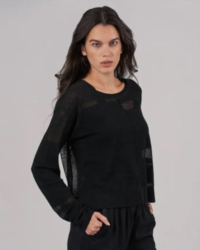 ATM Clothing Large "Linen Gauze Sweater"
