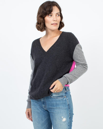 Autumn Cashmere Clothing Medium Color block Sweater
