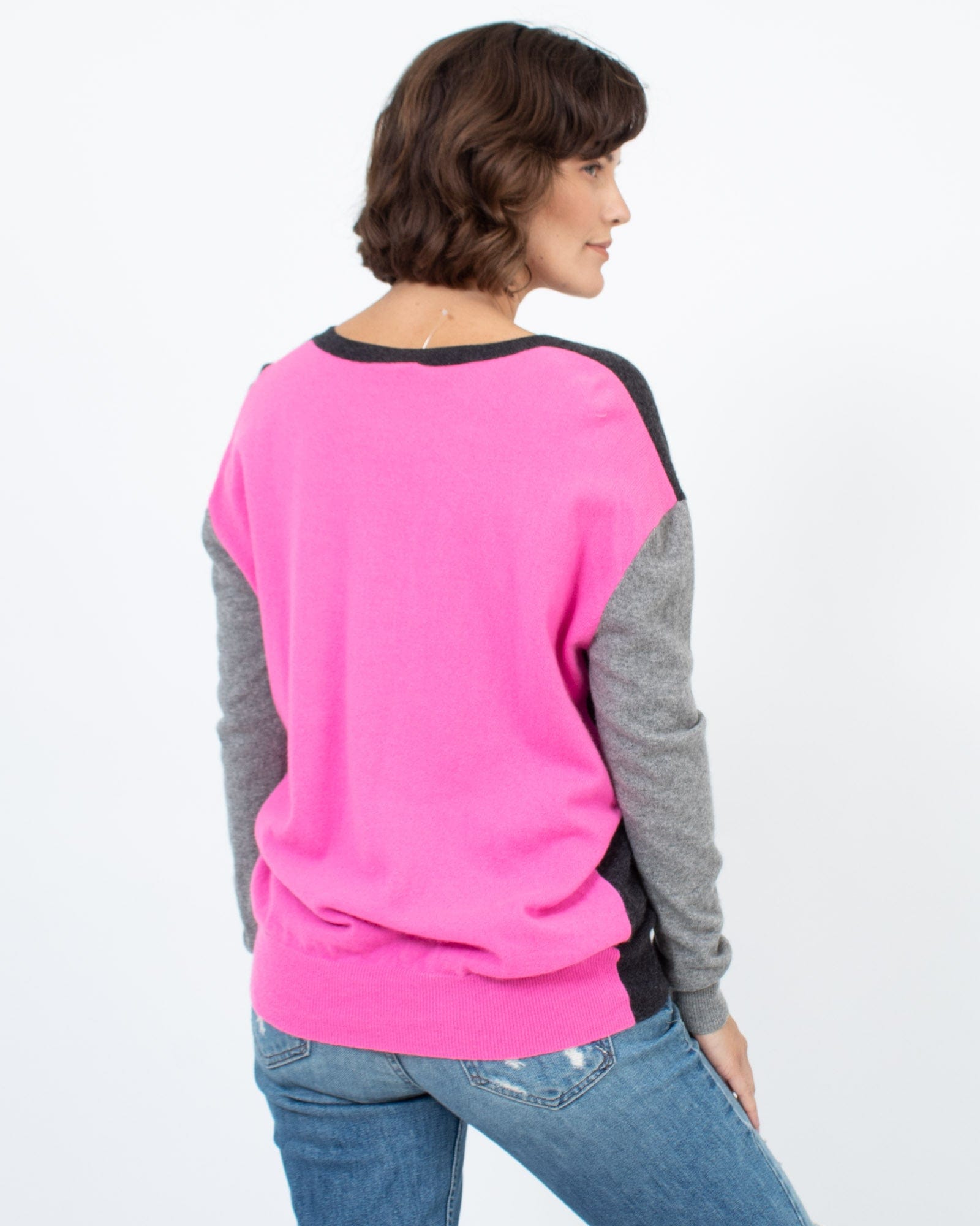 Autumn Cashmere Clothing Medium Color block Sweater