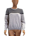 Autumn Cashmere Clothing Medium Stripe Cashmere Knit Sweater