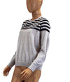 Autumn Cashmere Clothing Medium Stripe Cashmere Knit Sweater