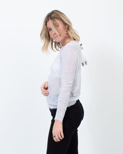 Autumn Cashmere Clothing XS Sheer Pullover Sweater