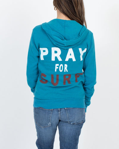 Aviator Nation Clothing Small "Pray for Surf" Hoodie