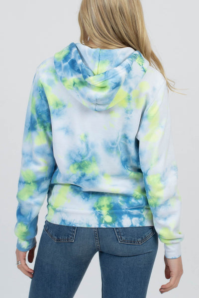 Aviator Nation Clothing Small Tie Dye Zip Hoodie