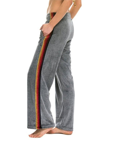 Aviator Nation Clothing XS Wide Leg Velour Pants