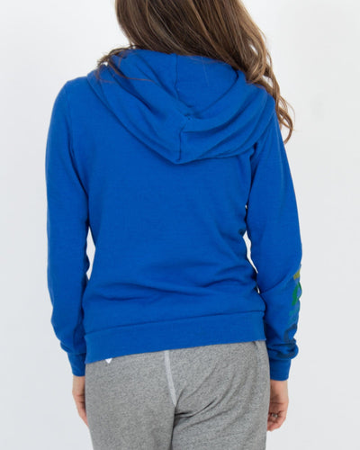 Aviator Nation Clothing XS Zip Up Logo Hoodie