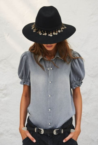 BA&SH Clothing Large "Danee" Denim Shirt
