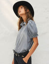 BA&SH Clothing Large "Danee" Denim Shirt